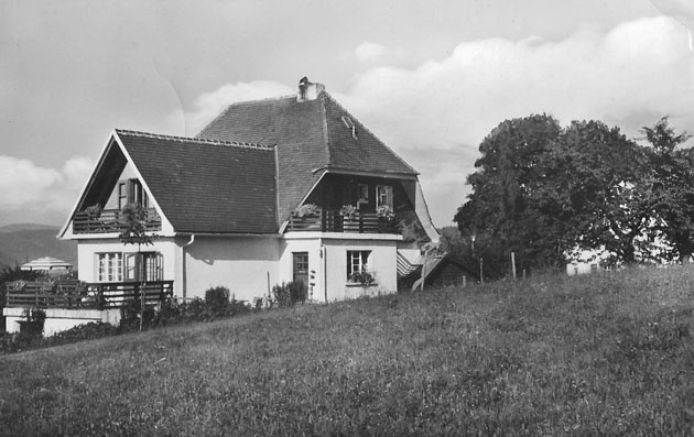 Die ehemalige Pension Fernblick in Kappel (Nähe des Denkmalweges)