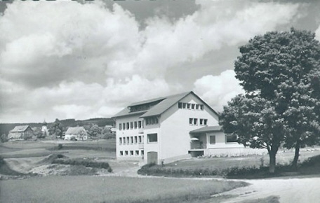 Das ehemalige Kinderkurheim Sonnhalde um 1954/1956